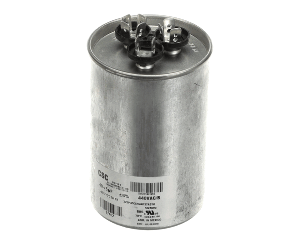York S1-02425894700 Dual Run Capacitor, 40/5Mfd,440V,Round (YORKS1-02425894700) Each
