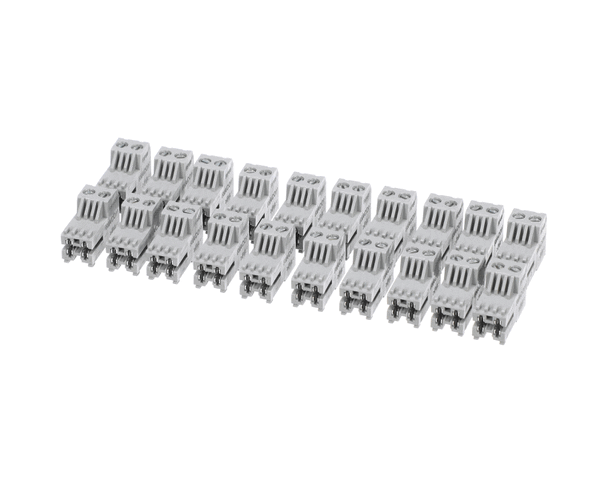 York S1-02547258000 Connector,Edge,2 Pin (Bag Of 20) (YORKS1-02547258000) Each