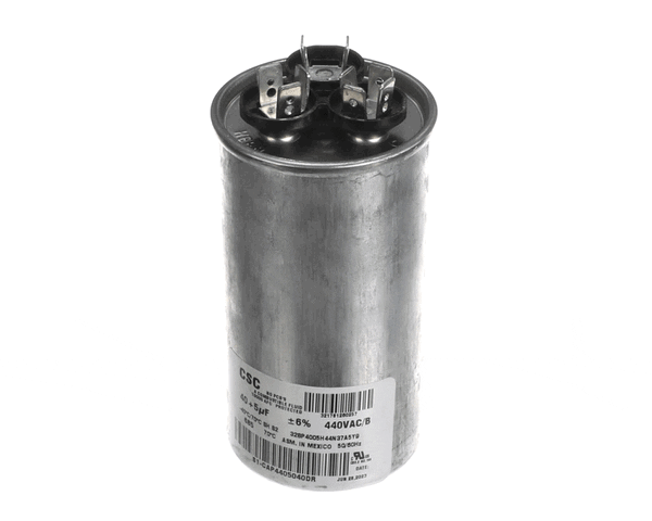 York S1-Cap4405040Dr Capacitor,Run Dual,40/5Mfd,440V,Round (YORKS1-CAP4405040DR) Each