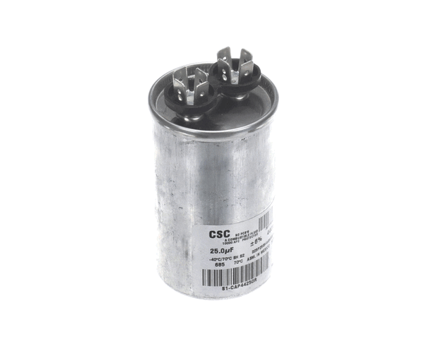York S1-Cap44250R Capacitor,Run Single,25Mfd,440V,Round (YORKS1-CAP44250R) Each