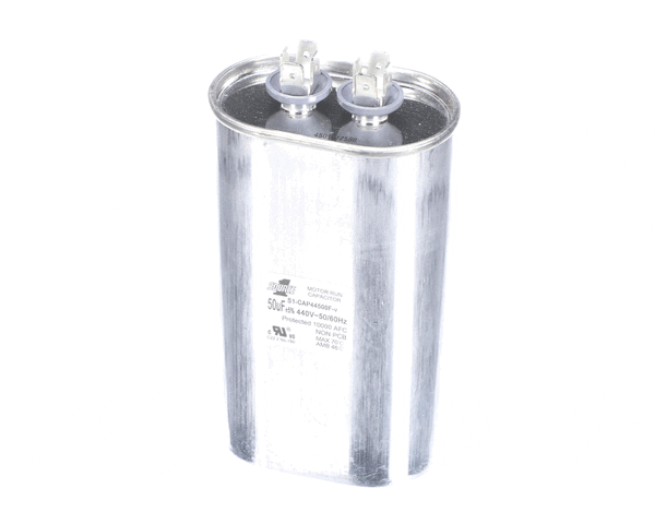 York S1-Cap44500F Capacitor,Run Single,50Mfd,440V,Flat (YORKS1-CAP44500F) Each