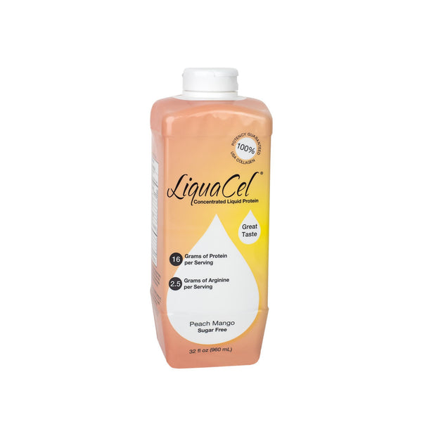 LiquaCel® Oral Supplement Peach Mango Flavor Liquid 32 oz. Bottle (943255_CS) 6/CS