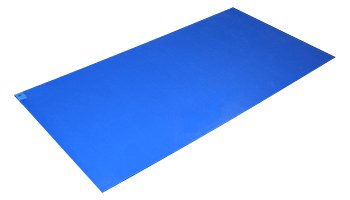 Poly Tack Adhesive Floor Mat 24 X 45 Inch Blue Polyethylene Film (1136492_CS) 120/CS