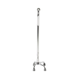 McKesson Small Base Quad Cane Steel 30 to 39 Inch Height Chrome (1065219_EA) 1/EA