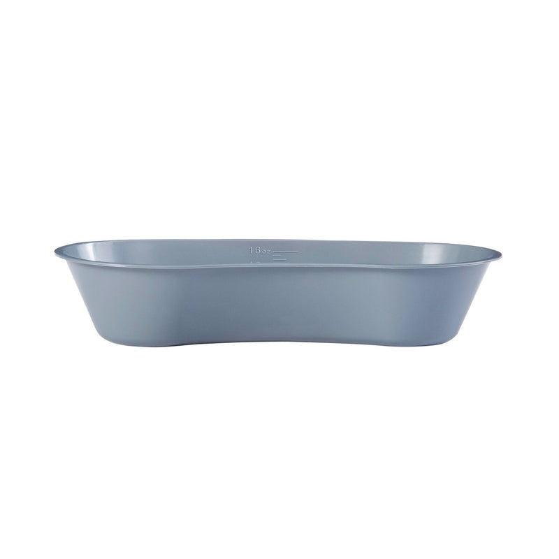 McKesson Emesis Basin Graphite 16 oz. Plastic Single Patient Use (1028127_EA) 1/EA