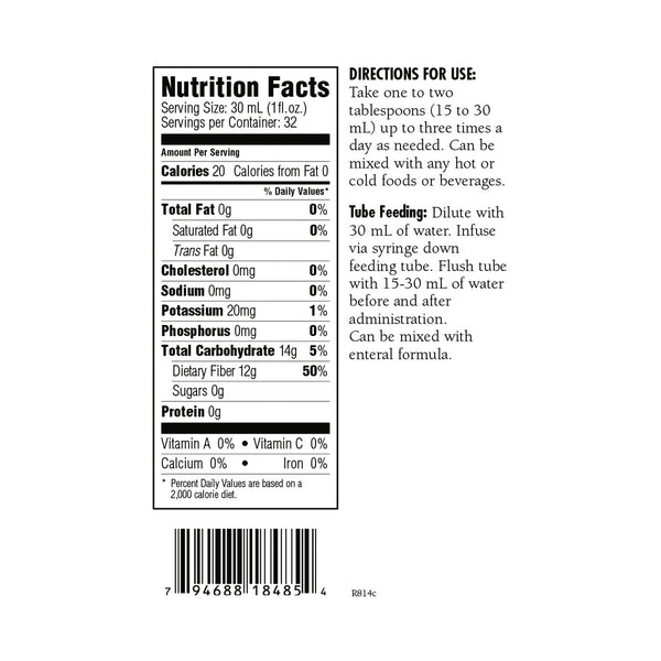 HyFiber® with FOS Oral Supplement Citrus Flavor Liquid 32 oz. Bottle (883830_EA) 1/EA