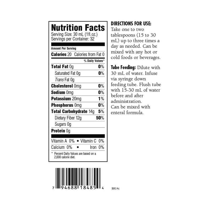 HyFiber® with FOS Oral Supplement Citrus Flavor Liquid 32 oz. Bottle (883830_EA) 1/EA