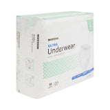 McKesson Ultra Unisex Adult Absorbent Underwear Pull On with Tear Away Seams Large Disposable Heavy Absorbency (724917_BG) 1/BG