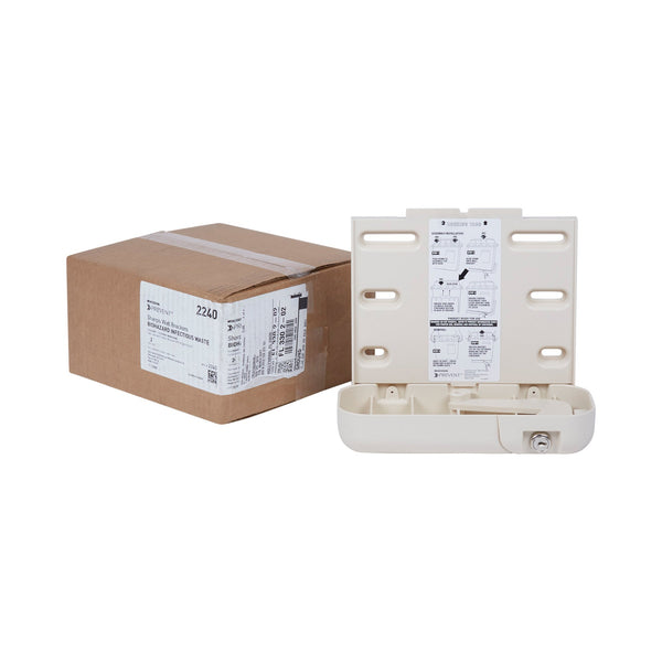 McKesson Prevent® Sharps Container Bracket Plastic Wall Mount Locking (1011864_EA) 1/EA