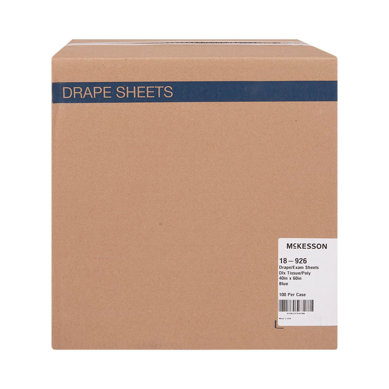 McKesson General Purpose Drape Physical Exam Drape 40 W X 60 L Inch NonSterile (151556_CS) 100/CS