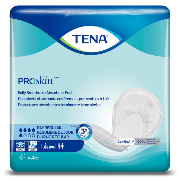TENA ProSkin™ Day Regular Incontinence Liner 24 Inch Length Moderate Absorbency Dry-Fast Core™ One Size Fits Most (285955_CS) 92/CS