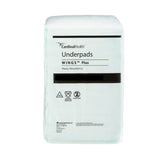 Wings™ Plus Disposable Underpad 36 X 36 Inch Fluff / Polymer Heavy Absorbency (853212_BG) 12/BG