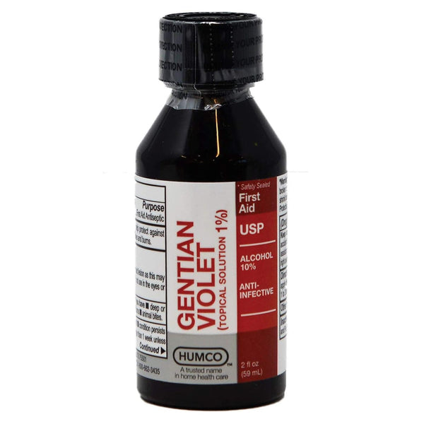 Humco™ First Aid Antibiotic Gentian Violet Topical Liquid 2 oz. Bottle (713309_EA) 1/EA