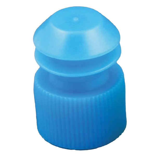 McKesson Tube Closure Polyethylene Flanged Plug Cap Blue 16 mm For Use with 16 mm Blood Drawing Tubes, Glass Test Tubes, Plastic Culture Tubes NonSterile (1175407_BG) 1000/BG