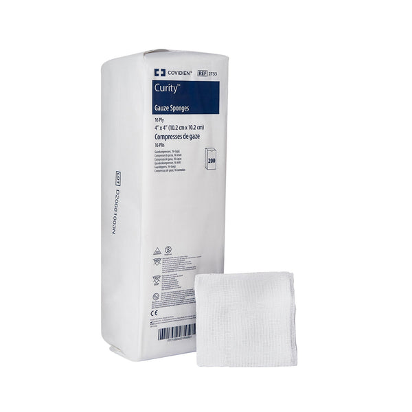 Curity™ Gauze Sponge 4 X 4 Inch 16-Ply NonSterile 200 per Pack (10287_BG) 200/BG