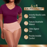 Depend® Silhouette® Female Adult Absorbent Underwear Waistband Style Large Disposable Heavy Absorbency (1246163_PK) 12/PK