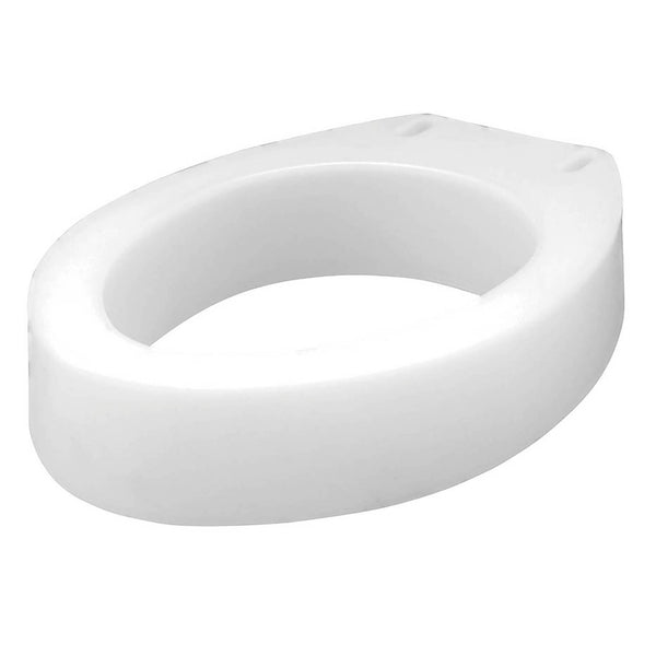 Carex® Raised Toilet Seat 3-1/2 Inch Height Elongated 300 lbs. Weight Capacity (443718_EA) 1/EA