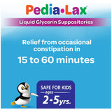 Pedia-Lax® Laxative Suppository 6 per Box 2.8 Gram Strength Glycerin (730079_BX) 6/BX