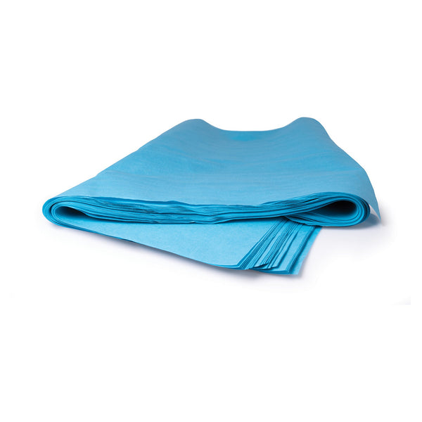 McKesson Sterilization Wrap Blue 30 X 30 Inch Single Layer Cellulose Steam / EO Gas (1156132_BX) 1/BX