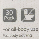 Bedside-Care® EasiCleanse™ Rinse-Free Bath Wipe Soft Pack Scented 30 Count (454879_CS) 900/CS