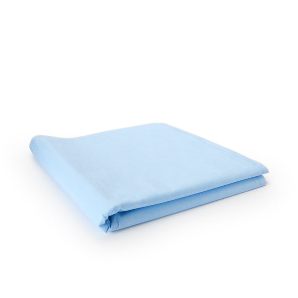 QUICK CHECK* H200 Sterilization Wrap White / Blue 36 X 36 Inch Dual Layer SMS Polypropylene Steam / EO Gas / Hydrogen Peroxide (810870_PK) 48/PK