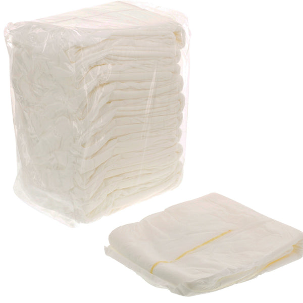 Wings™ Basic Unisex Adult Incontinence Brief Medium Disposable Moderate Absorbency (997960_BG) 10/BG