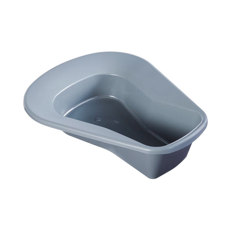 McKesson Stackable Bedpan Graphite 2 Quart / 1893 mL (1028130_CS) 50/CS