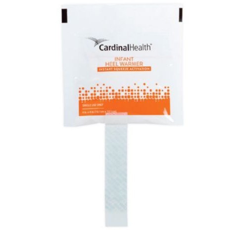 Cardinal Health™ Instant Infant Heel Warmer Heel One Size Fits Most Plastic Cover Disposable (309613_CS) 100/CS