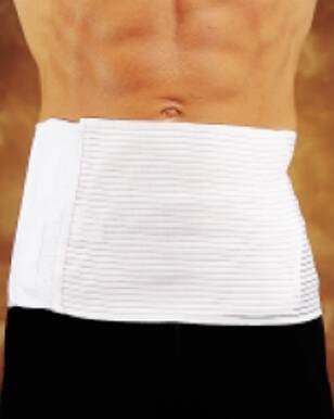 ProCare® Abdominal Binder Medium / Large Hook and Loop Closure 36 to 65 Inch Waist Circumference 9 Inch Height Adult (354908_EA) 1/EA
