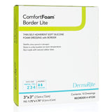 ComfortFoam™ Border Lite Thin Foam Dressing 3 X 3 Inch With Border Waterproof Backing Silicone Adhesive Square Sterile (1003182_EA) 1/EA