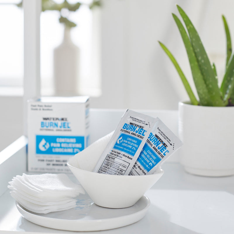 Water Jel® Burn Jel® Burn Relief Lidocaine Topical Gel 3.5 Gram Individual Packet (786977_CS) 600/CS
