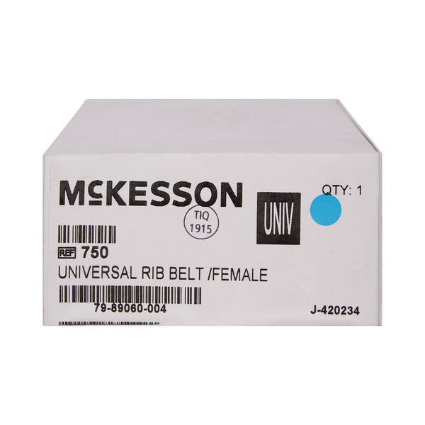 McKesson Rib Belt One Size Fits Most Hook and Loop Closure 6 Inch Height Adult (855006_EA) 1/EA