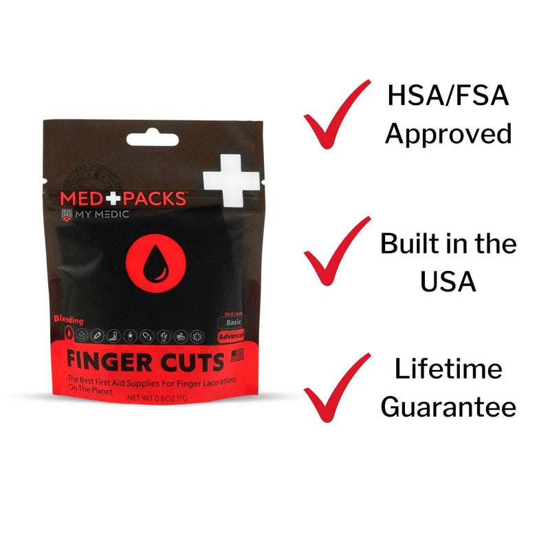 My Medic™ MED PACKS FInger Cut First Aid Kit Pouch (1207746_EA) 1/EA