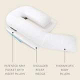 MedCline® Shoulder Positioner System 22 W X 50 L X 6 H Inch Foam / Gel Freestanding (1217715_EA) 1/EA
