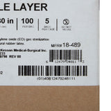 McKesson Sterilization Wrap Blue 30 X 30 Inch Single Layer Cellulose Steam / EO Gas (1156132_BX) 1/BX