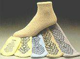 Care-Steps® Slipper Socks Unisex Adult Medium Single Tread Single Patient Use Blue (223460_CS) 48/CS