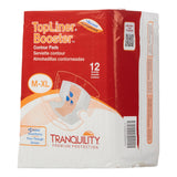 Tranquility® Top Liner® Contour Booster Pad 13-1/2 X 21-1/2 Inch Heavy Absorbency Super Absorbent Core One Size Fits Most (491366_CS) 10/CS