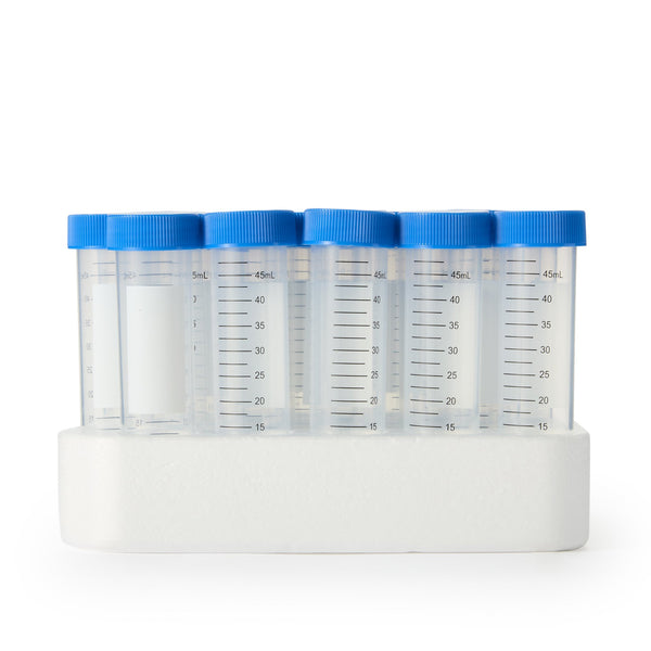 McKesson Centrifuge Tube Plain 50 mL Screw Cap Polypropylene Tube (1082083_PK) 25/PK