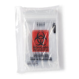 Speci-Zip® Specimen Transport Bag with Document Pouch 6 X 9 Inch Zip Closure Biohazard Symbol NonSterile (762458_CS) 1000/CS