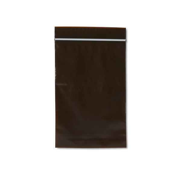 Health Care Logistics Reclosable UV Protection Bag 4 X 6 Inch Plastic Amber Zipper Closure (702276_PK) 100/PK