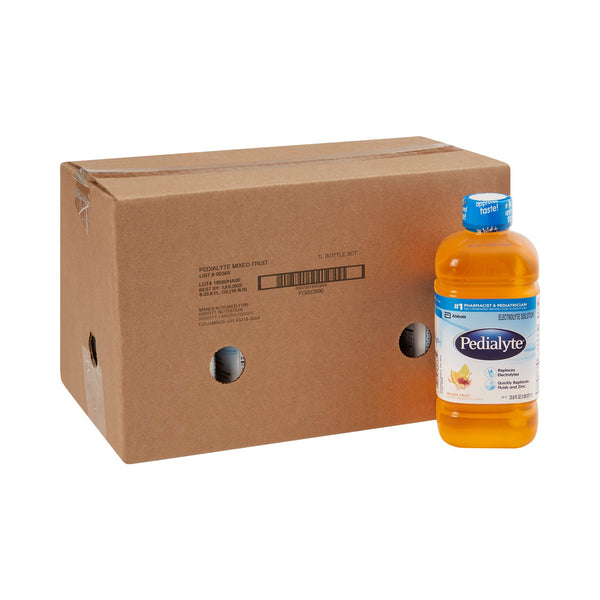 Pedialyte® Classic Oral Electrolyte Solution Mixed Fruit Flavor 33.8 oz. Electrolyte (223081_EA) 1/EA