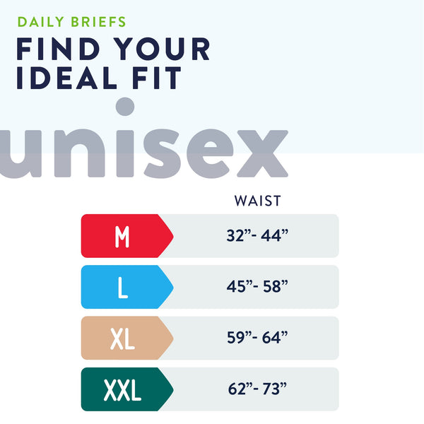 Prevail® Nu-Fit® Unisex Adult Incontinence Brief X-Large Disposable Heavy Absorbency (1261578_PK) 20/PK