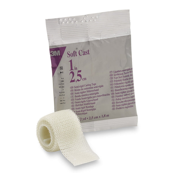 3M™ Scotchcast™ Soft Cast Cast Tape 1 X 72 Inch Fiberglass White (228819_CS) 10/CS