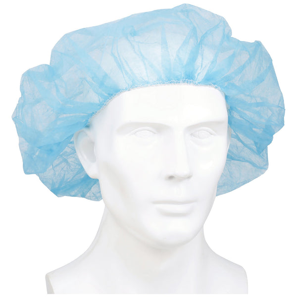 McKesson Bouffant Cap Blue Elastic Closure (237329_BX) 100/BX