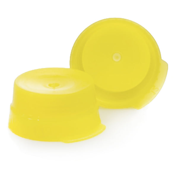 McKesson Tube Closure Polyethylene Snap Cap Yellow 16 mm For Use with 16 mm Blood Drawing Tubes, Glass Test Tubes, Plastic Culture Tubes NonSterile (1082109_BG) 1000/BG