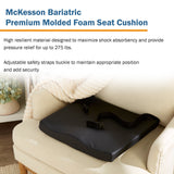McKesson Contoured Seat Cushion 24 W X 18 L X 3 D Inch Molded Foam (1065587_EA) 1/EA
