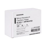 McKesson Capillary Blood Collection Tube Plain 75 µL Without Closure Glass Tube (1082111_VL) 100/VL