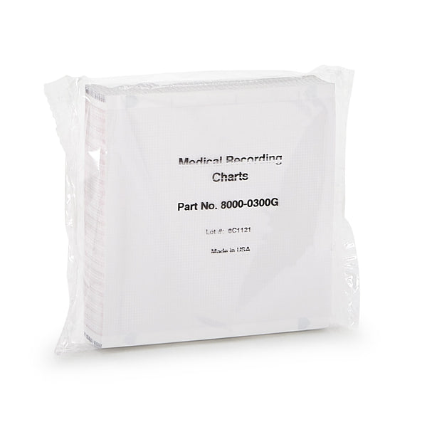 McKesson Recording Chart Paper Z-Fold Red Grid (1110501_CS) 12000/CS