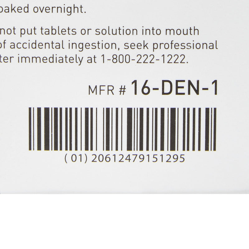 McKesson Denture Cleaner Unflavored (515486_CS) 12/CS