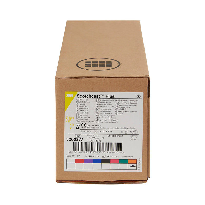 3M™ Scotchcast™ Plus Cast Tape 2 Inch X 12 Foot Fiberglass / Resin Bright Orange (199238_CS) 10/CS